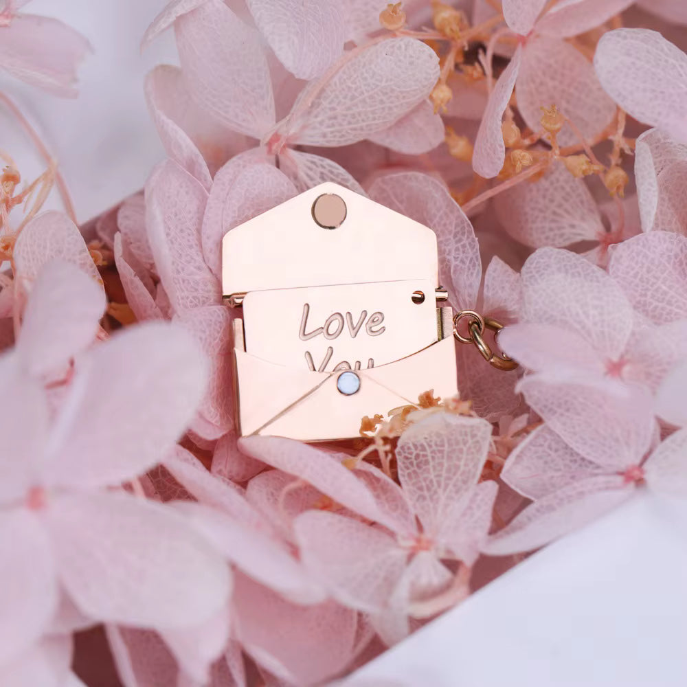 Envelope Pendant Necklace