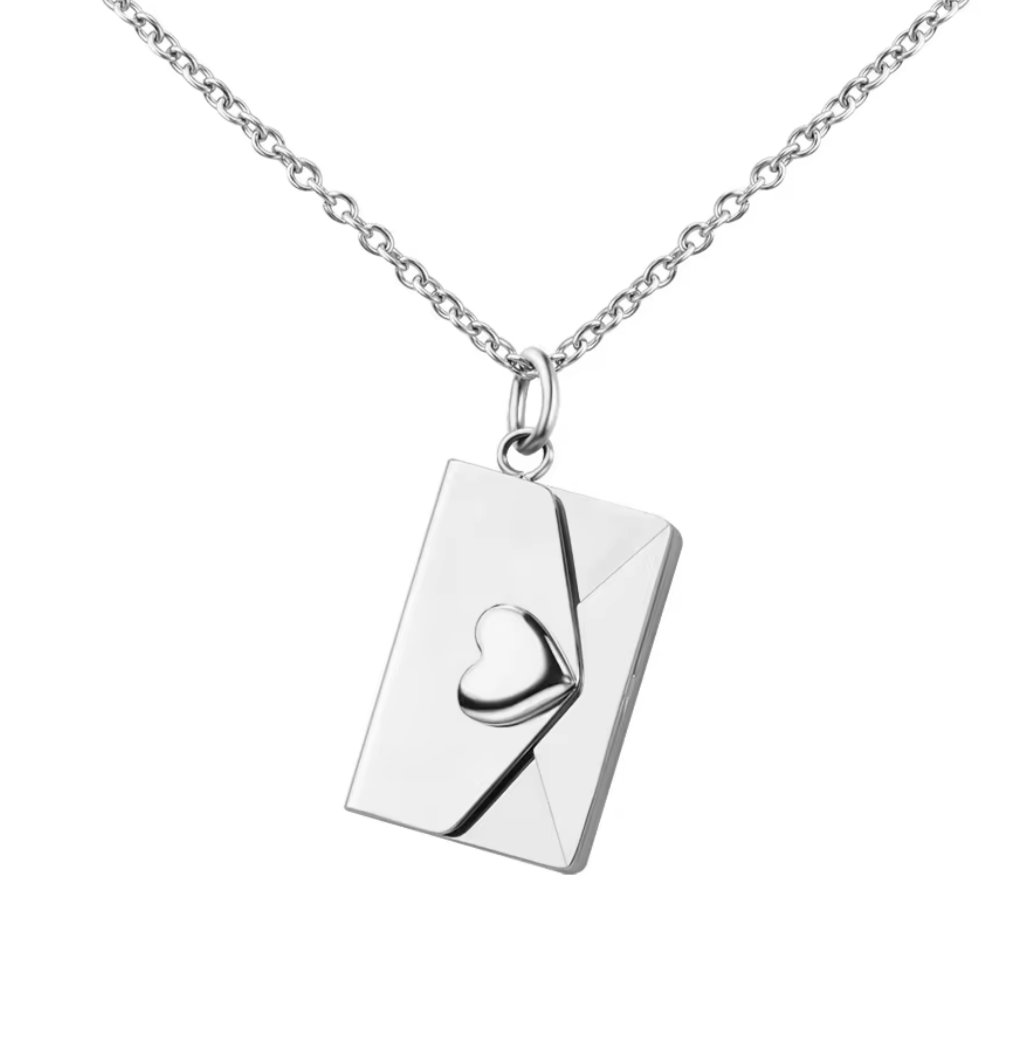 Envelope Pendant Necklace