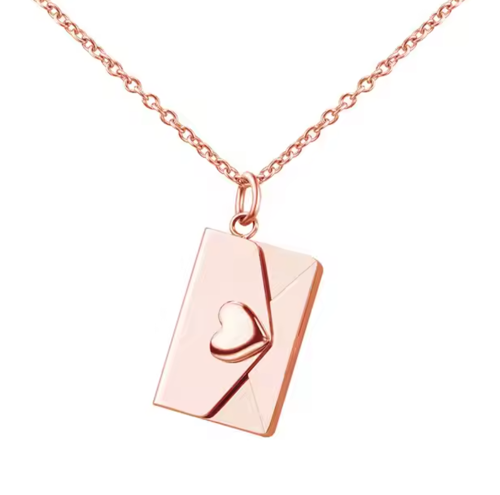 Envelope Pendant Necklace